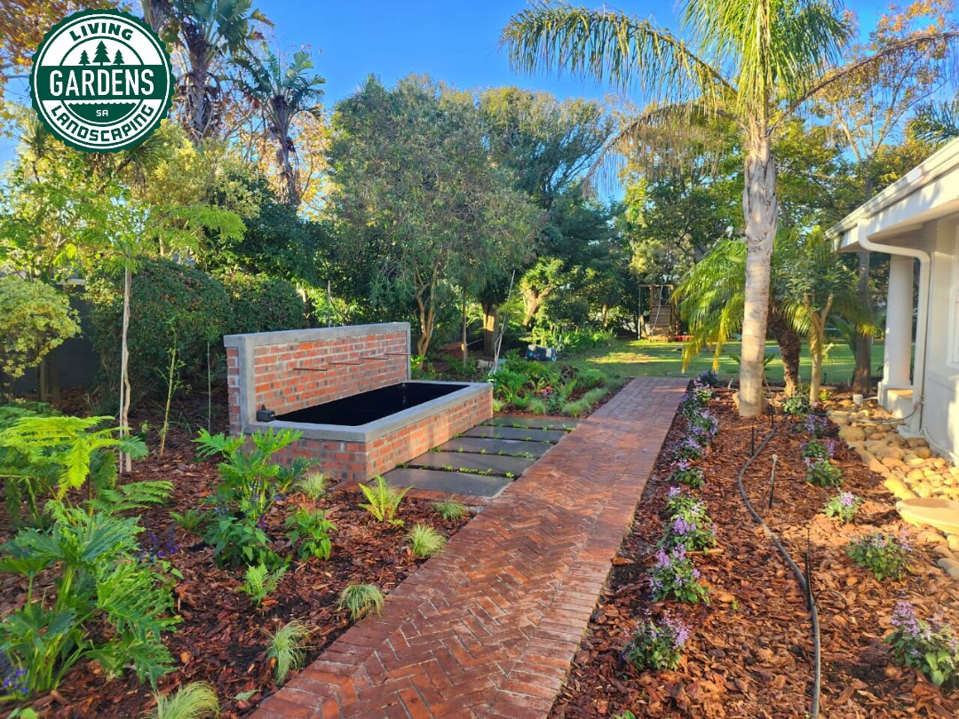 A Cape Town garden with layered planting and wind-resistant indigenous plants.
